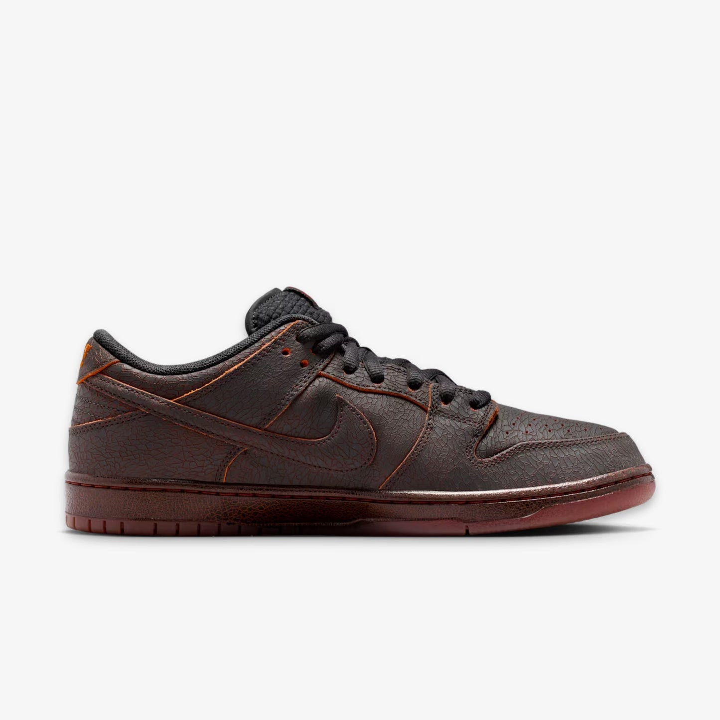 Nike SB Dunk Low Pro PRM 'Krampus' (2025) [HV1668-001] Athletic Basketball Skateboarding Sports Sneakers in Dark Smoke Grey / Campfire Orange for Unisex Adult Mens - AVBL MRKT (4)