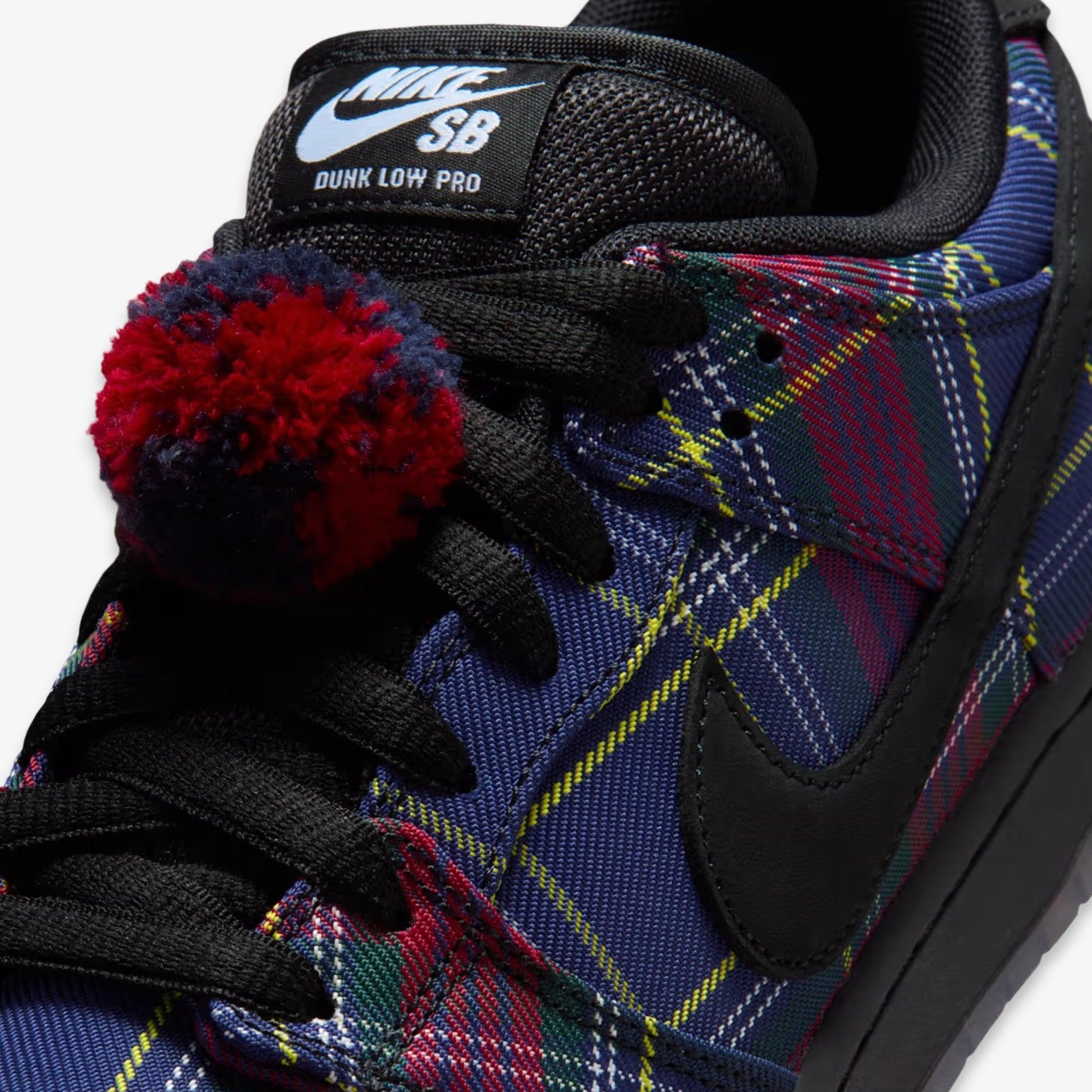 Nike SB Dunk Low Pro QS NW x Nardwuar 'Doot doo! / Tam O Shanter Tartan Hat' (2025) [II1493-600] Athletic Basketball Skateboarding Sports Sneakers in University Red / Black for Unisex Adult Mens - AVBL MRKT (7)