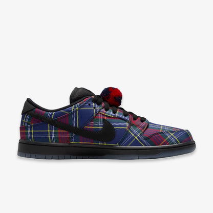 Nike SB Dunk Low Pro QS NW x Nardwuar 'Doot doo! / Tam O Shanter Tartan Hat' (2025) [II1493-600] Athletic Basketball Skateboarding Sports Sneakers in University Red / Black for Unisex Adult Mens - AVBL MRKT (4)