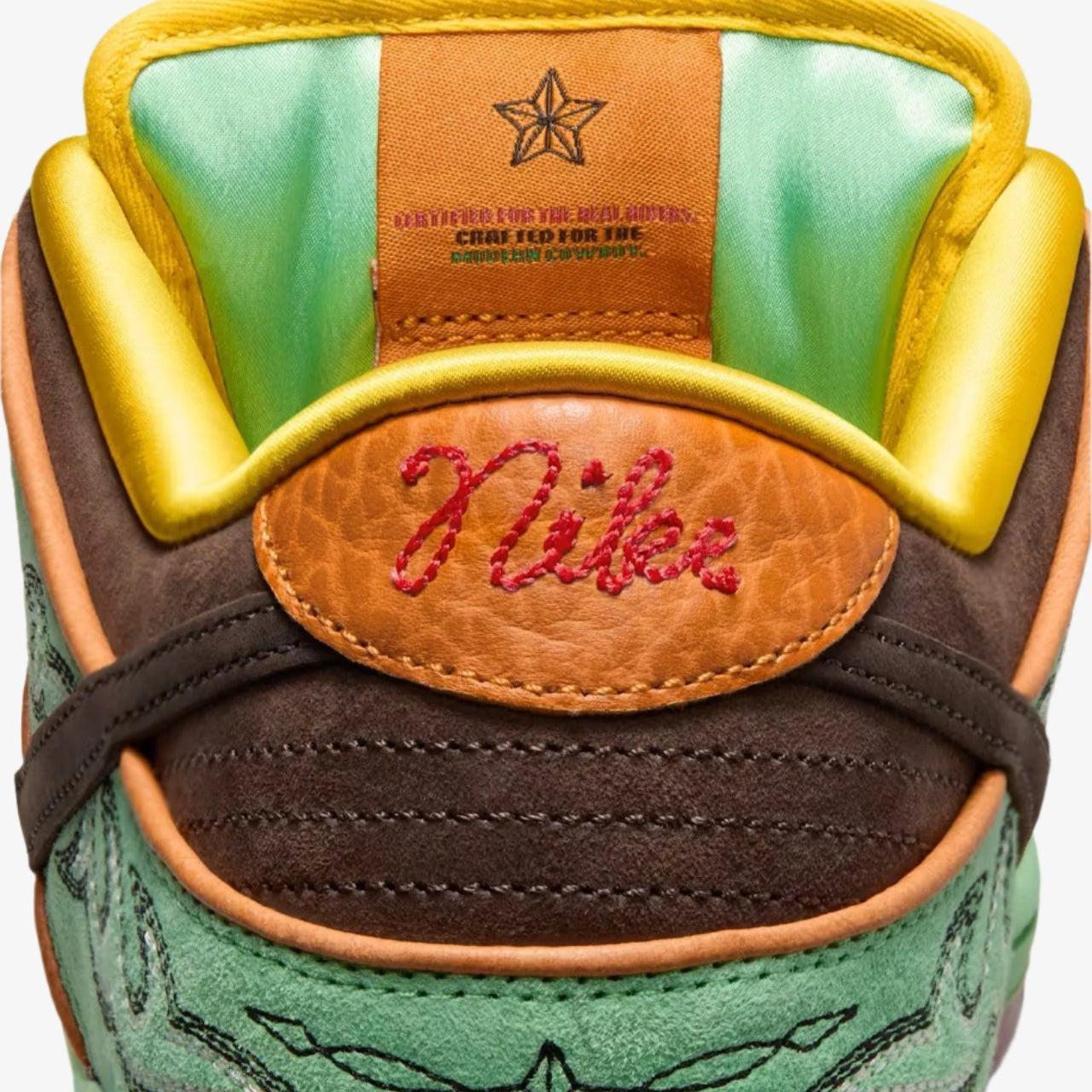 Nike SB Dunk Low Pro QS 'Rodeo / BHM' (2025) [HF3058-300] Athletic Basketball Skateboarding Sports Sneakers in Tourmaline / Baroque Brown - Monarch for Unisex Adult Mens - AVBL MRKT (8)