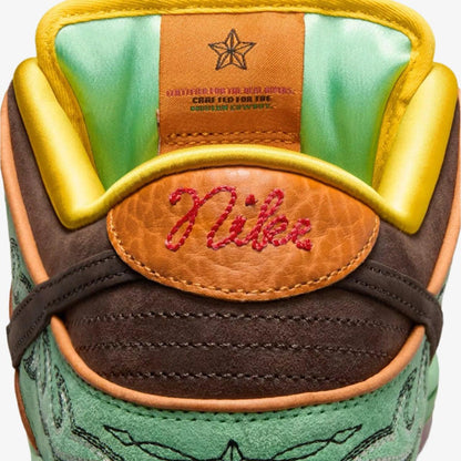 Nike SB Dunk Low Pro QS 'Rodeo / BHM' (2025) [HF3058-300] Athletic Basketball Skateboarding Sports Sneakers in Tourmaline / Baroque Brown - Monarch for Unisex Adult Mens - AVBL MRKT (8)