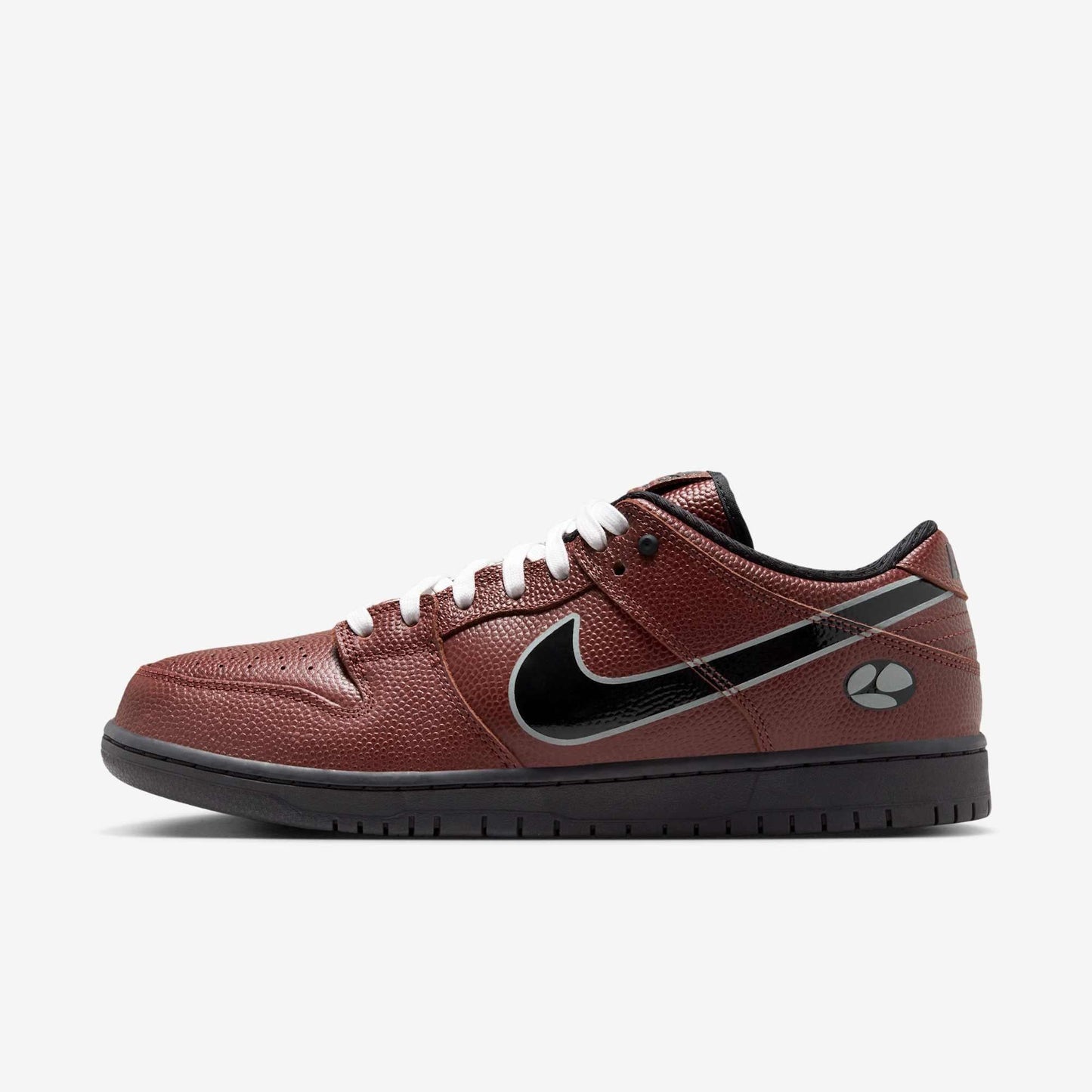 Nike SB Dunk Low Pro QS x Limosine Skateboards 'Limo / Pebbled Football Leather' (2025) [HJ4131-200] Athletic Basketball Skateboarding Sports Sneakers in Dark Pony / Black - Silver - White for Unisex Adult Mens - AVBL MRKT (2)