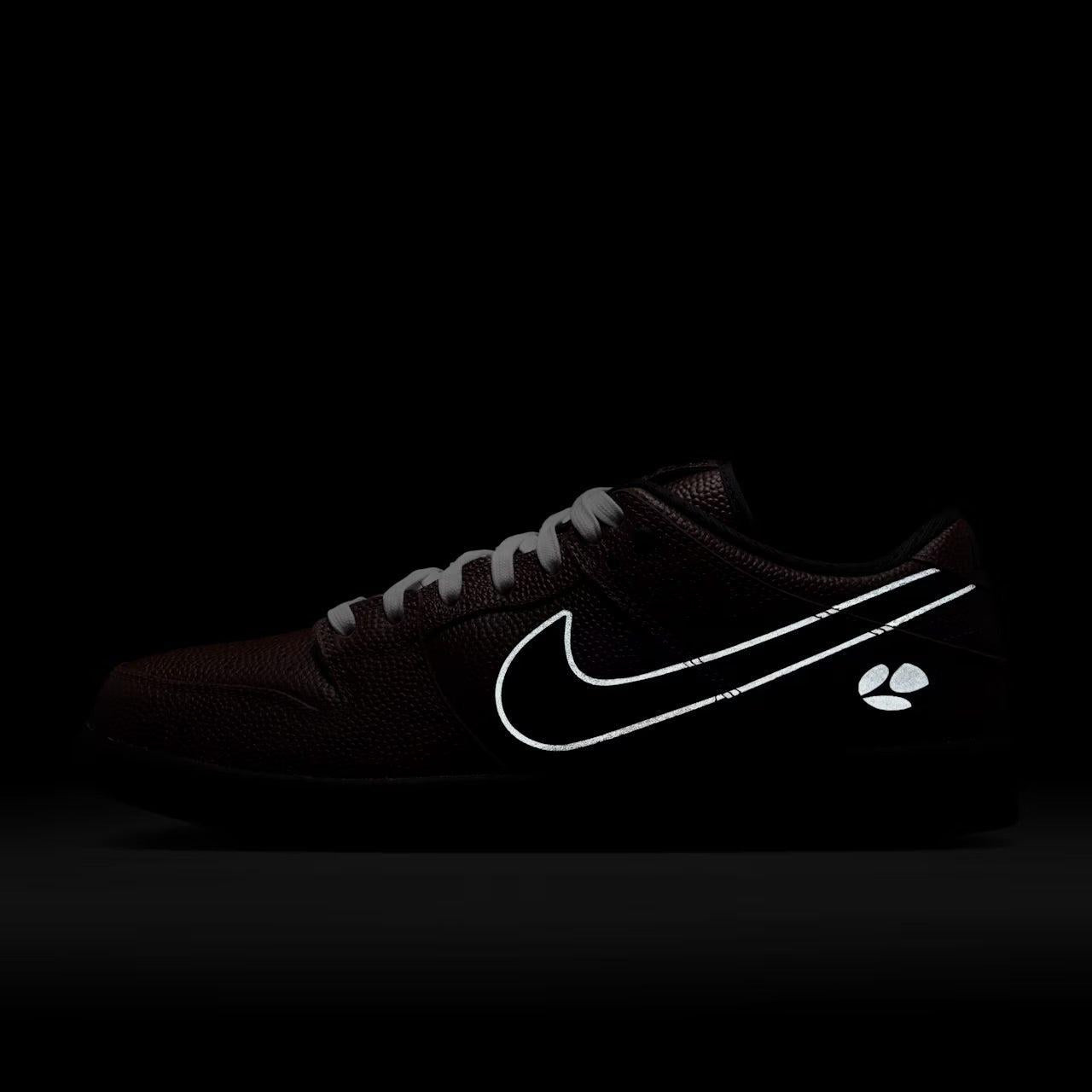 Nike SB Dunk Low Pro QS x Limosine Skateboards 'Limo / Pebbled Football Leather' (2025) [HJ4131-200] Athletic Basketball Skateboarding Sports Sneakers in Dark Pony / Black - Silver - White for Unisex Adult Mens - AVBL MRKT (10)