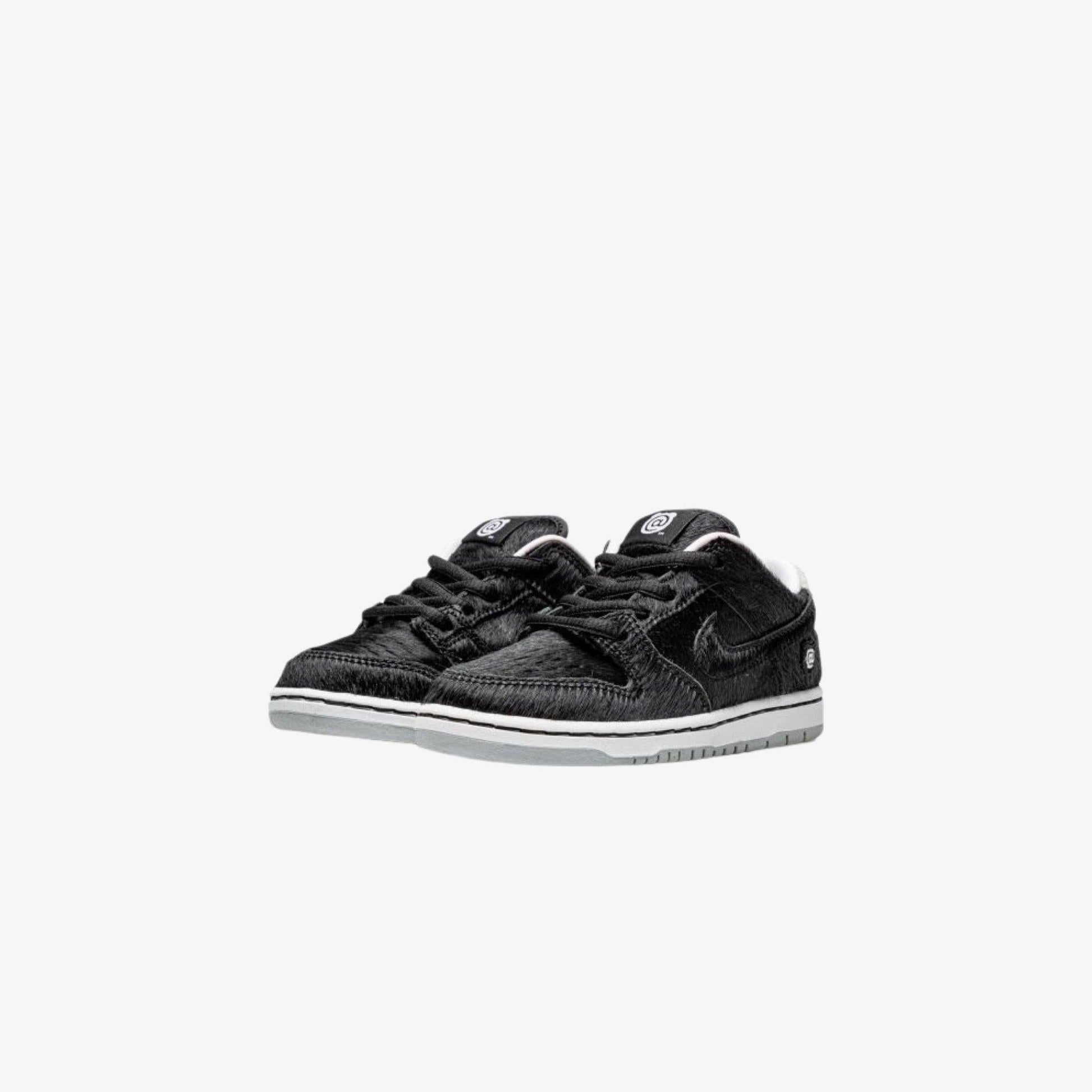 Nike SB Dunk Low Pro QS x Medicom Toy 'Bearbrick' (2020) (TD) [DC1629-001] Athletic Basketball Skateboarding Sports Sneakers in Black / White - Black for Unisex Baby Infant Toddler - AVBL MRKT (1)