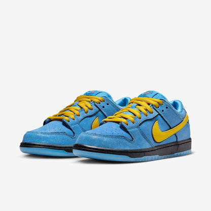 Nike SB Dunk Low Pro QS x The Powerpuff Girls 'Bubbles' (2023) [FZ8320-400] Athletic Basketball Skateboarding Sports Sneakers in Blue Chill / Deep Royal Blue for Unisex Adult Mens - AVBL MRKT (1)