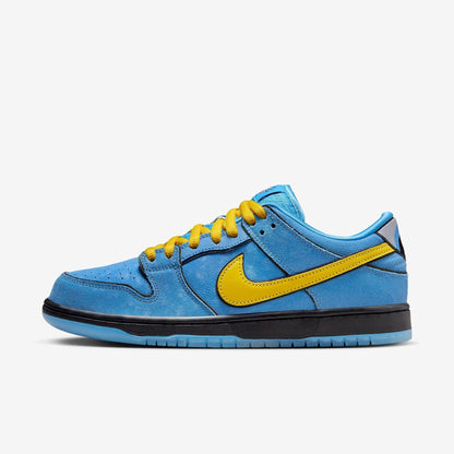 Nike SB Dunk Low Pro QS x The Powerpuff Girls 'Bubbles' (2023) [FZ8320-400] Athletic Basketball Skateboarding Sports Sneakers in Blue Chill / Deep Royal Blue for Unisex Adult Mens - AVBL MRKT (2)