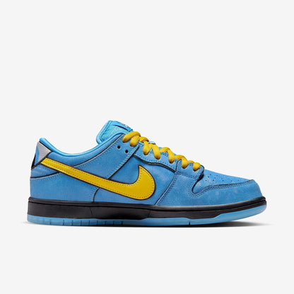 Nike SB Dunk Low Pro QS x The Powerpuff Girls 'Bubbles' (2023) [FZ8320-400] Athletic Basketball Skateboarding Sports Sneakers in Blue Chill / Deep Royal Blue for Unisex Adult Mens - AVBL MRKT (4)