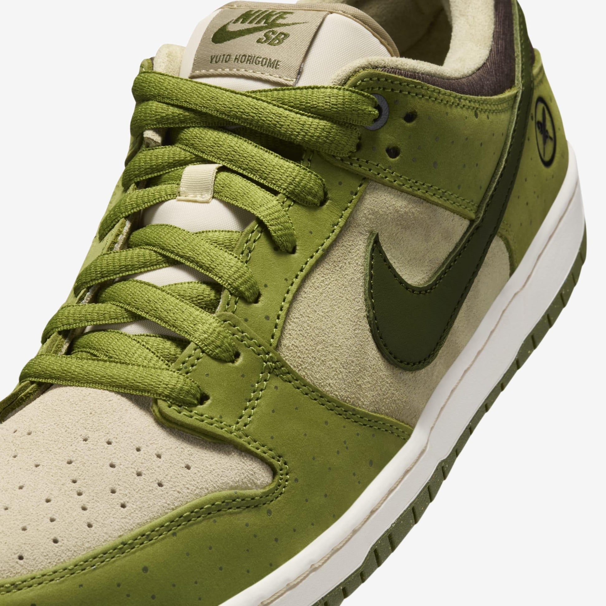 Nike SB Dunk Low Pro x Yuto Horigome 'Matcha / Asparagus' (2025) [HF8022-300] Athletic Basketball Skateboarding Sports Sneakers in Asparagus / Legion Green for Unisex Adult Mens - AVBL MRKT (7)