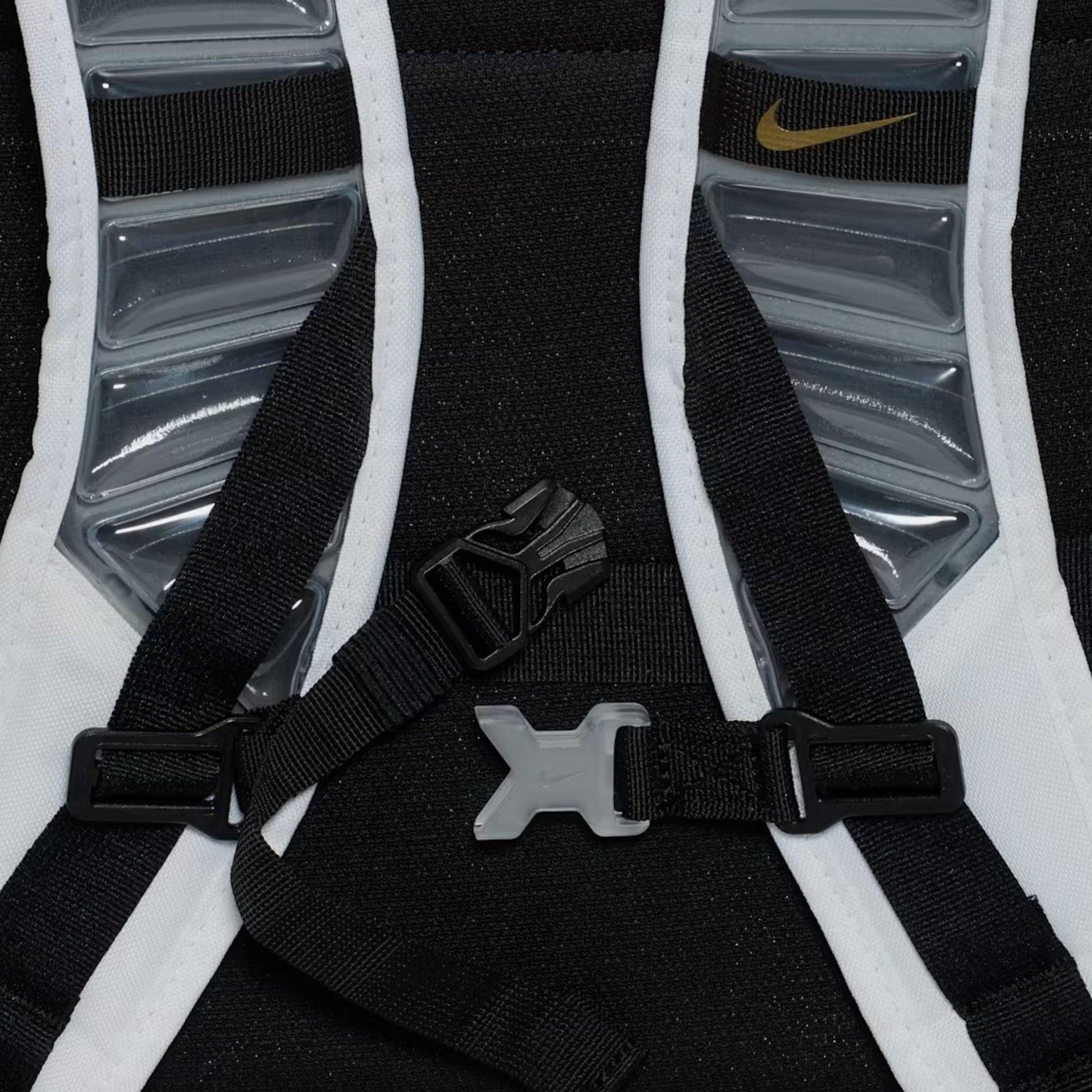 Nike Varsity Elite Backpack (32L) White / Metallic Gold [HM9965-100] Casual Fashion Bookbag for Unisex Adult Mens Womens Kids GS Youth Hypebeast - AVBL MRKT (11)