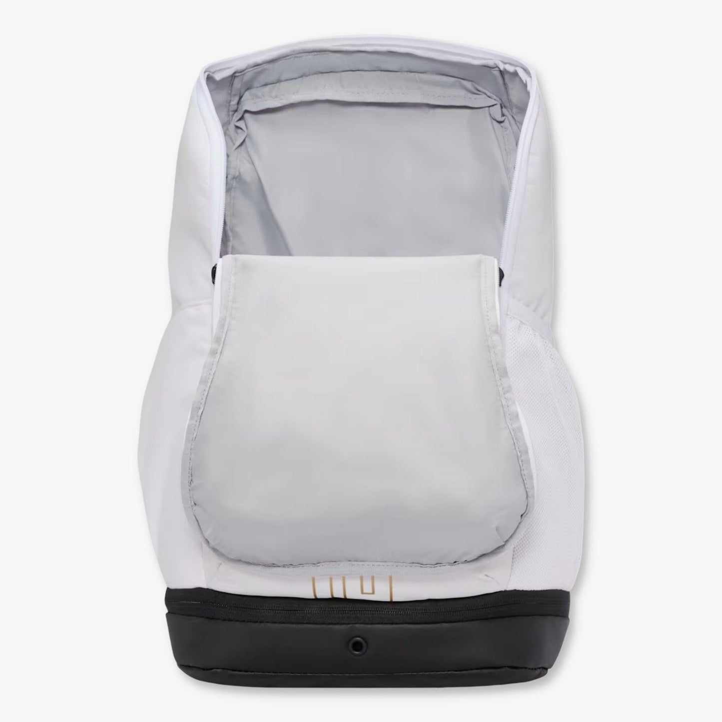 Nike Varsity Elite Backpack (32L) White / Metallic Gold [HM9965-100] Casual Fashion Bookbag for Unisex Adult Mens Womens Kids GS Youth Hypebeast - AVBL MRKT (5)
