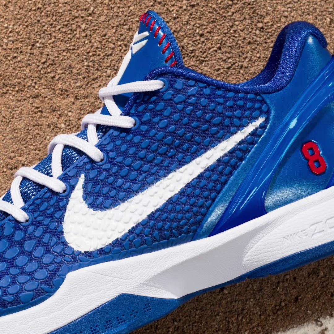 Nike Zoom Kobe 6 Protro 'Los Angeles Dodgers / Game Royal' (2025) [CW2190-400] Athletic Basketball Sports Sneakers in Game Royal / White - University Red for Unisex Adult Mens - AVBL MRKT (11)