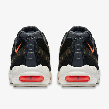 Nike x Carhartt WIP Air Max 95 'Camo' (2018) [AV3866-001] Athletic Casual Fashion Running Sports Sneakers in Black / Total Orange - Sail for Unisex Adult Mens - AVBL MRKT (5)