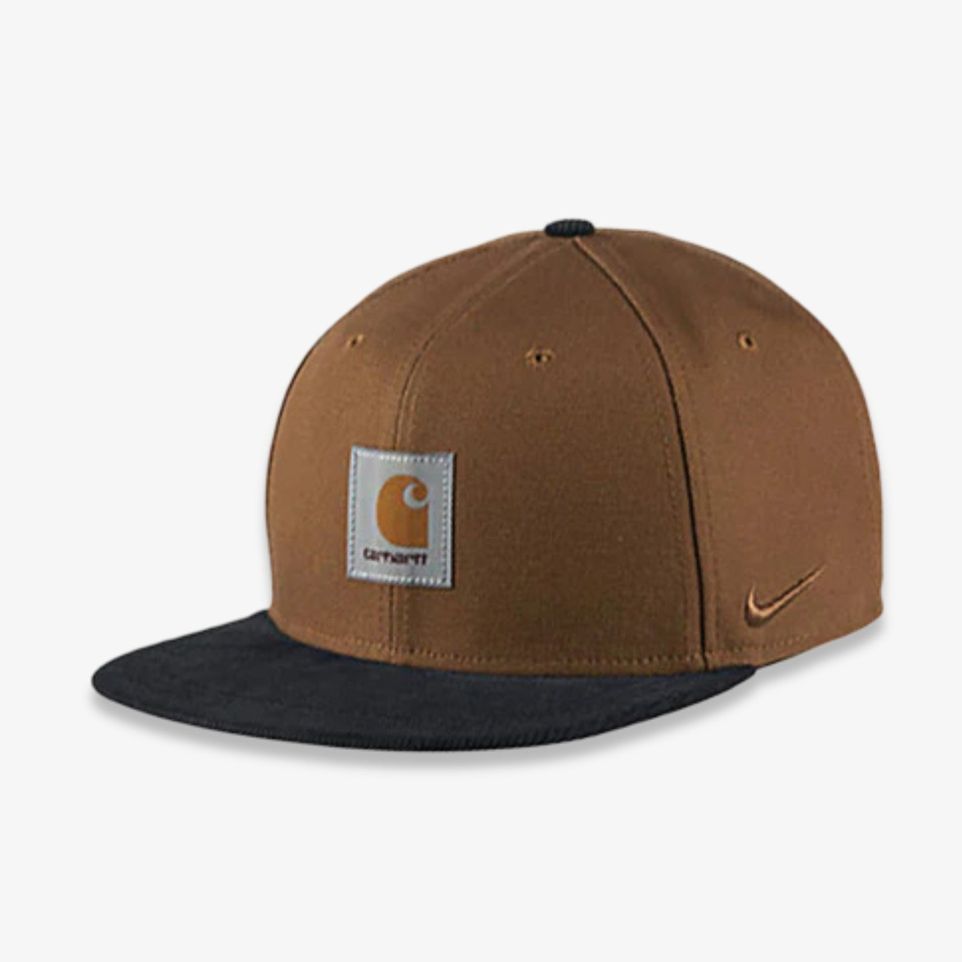 Nike x Carhartt WIP NRG Pro 6-Panel Adjustable Snapback Cap Brown (FW18) [AV4781-277] Casual Fashion Dad Hat for Unisex Adult Mens Hypebeast - AVBL MRKT (2)