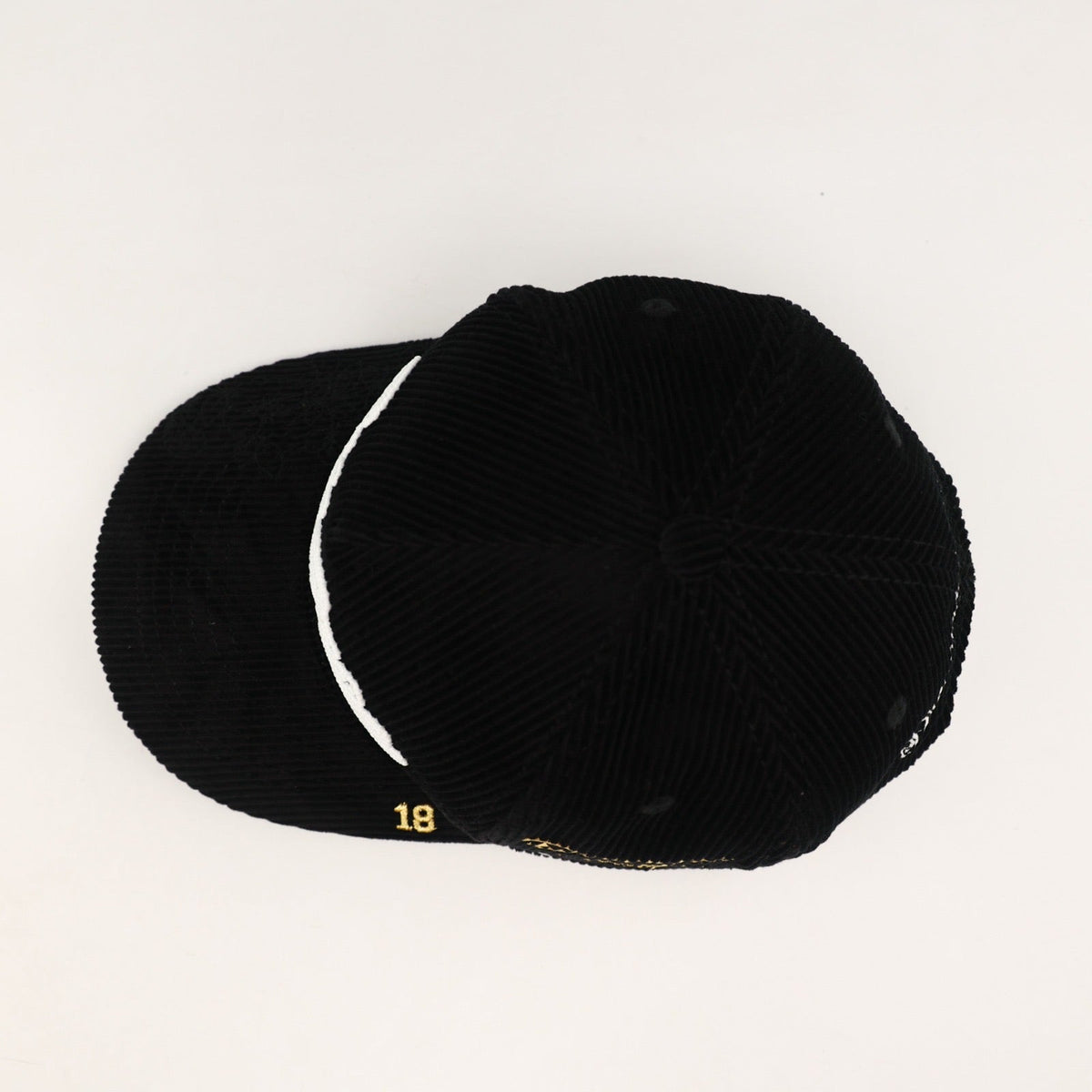 OG BA: From the Bay to the World Snapback (Black Corduroy) - AVBL MRKT (6)