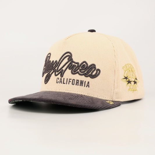 OG BA: From the Bay to the World Snapback (Cream/Charcoal) - AVBL MRKT (1)