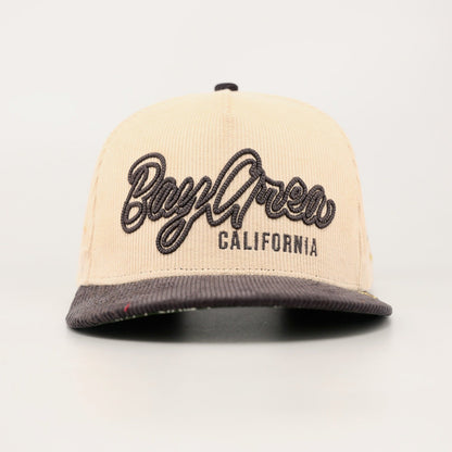 OG BA: From the Bay to the World Snapback (Cream/Charcoal) - AVBL MRKT (4)