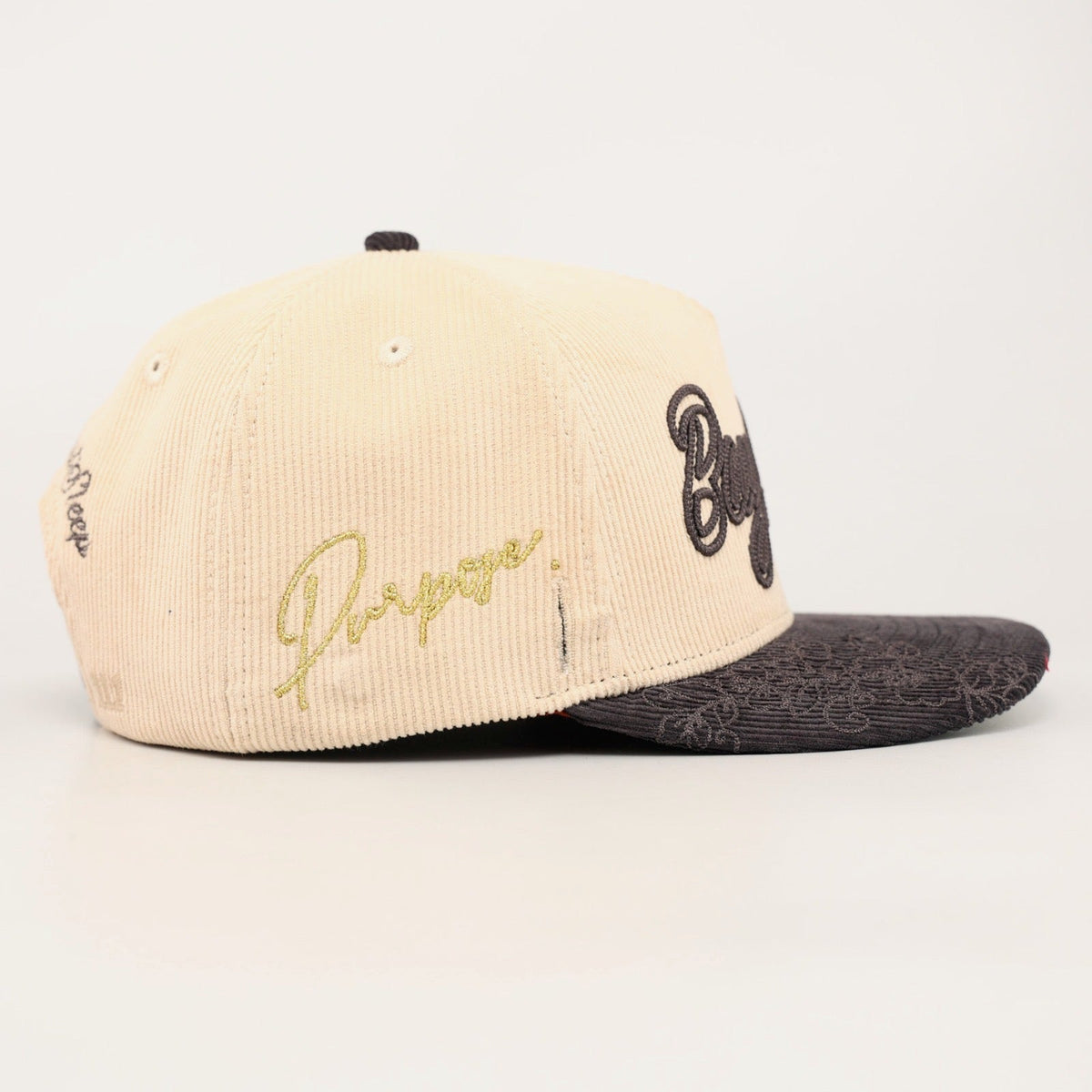 OG BA: From the Bay to the World Snapback (Cream/Charcoal) - AVBL MRKT (5)