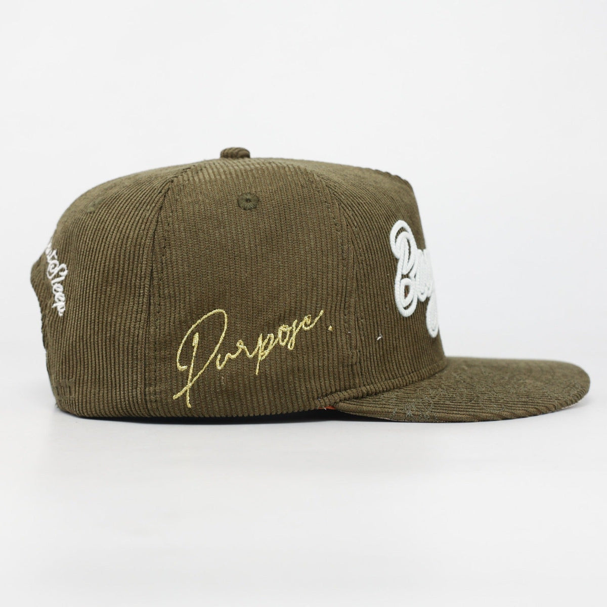 OG BA: From the Bay to the World Snapback (Olive Corduroy) - AVBL MRKT (5)