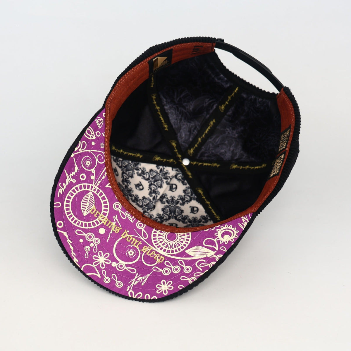 OG CA: Dreams on the West Snapback (Black Corduroy) - AVBL MRKT (2)