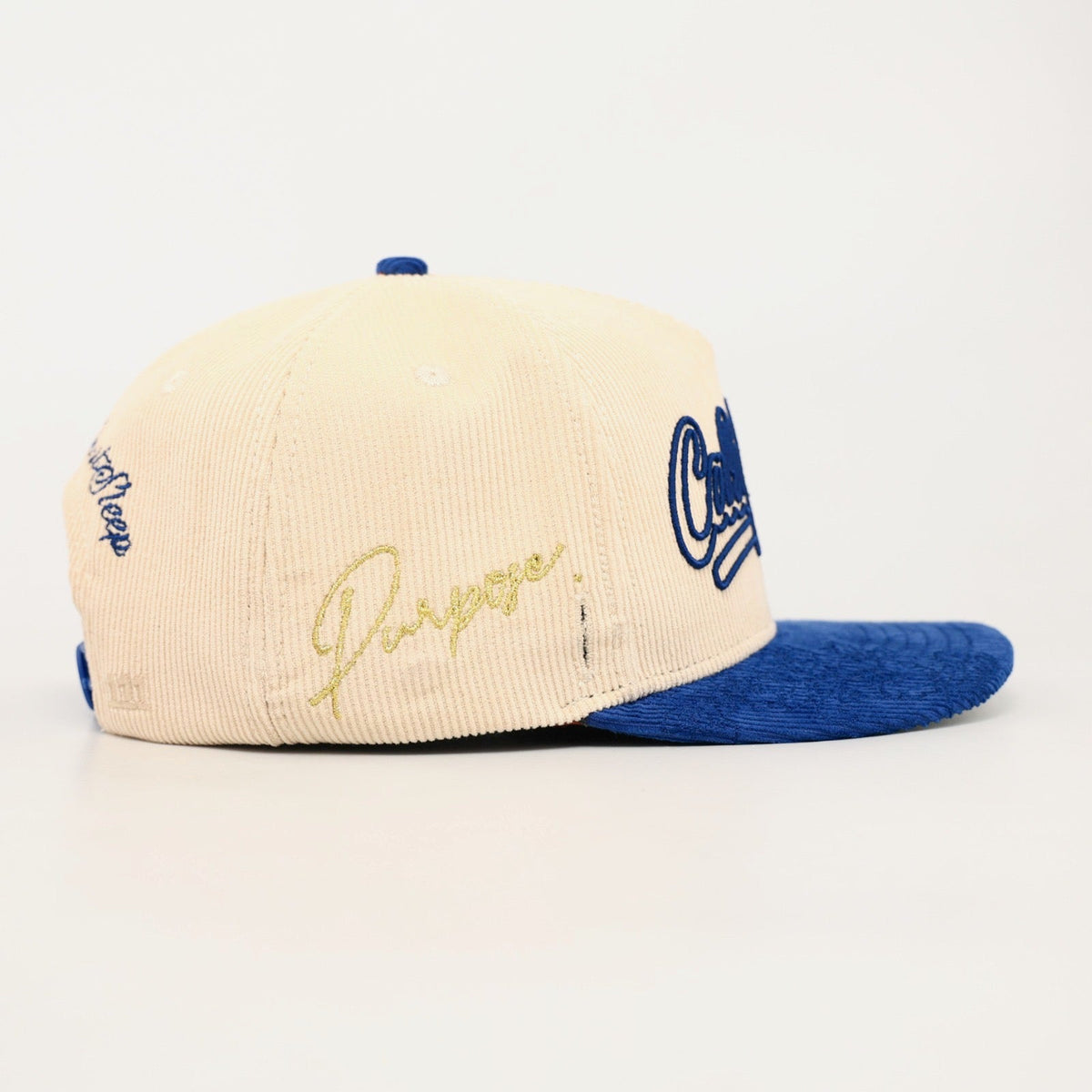 OG CA: Dreams on the West Snapback (Cream/Blue) - AVBL MRKT (5)