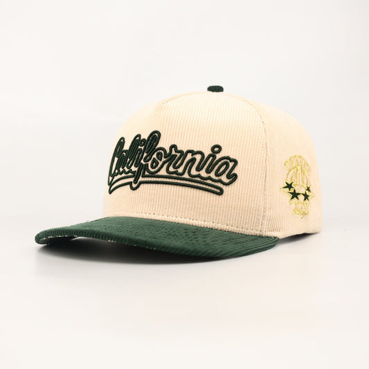 OG CA: Dreams on the West Snapback (Cream/Green) - AVBL MRKT (1)