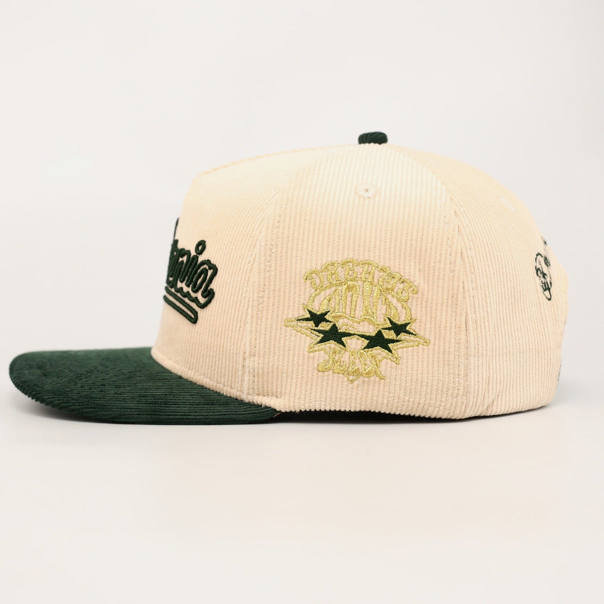 OG CA: Dreams on the West Snapback (Cream/Green) - AVBL MRKT (3)