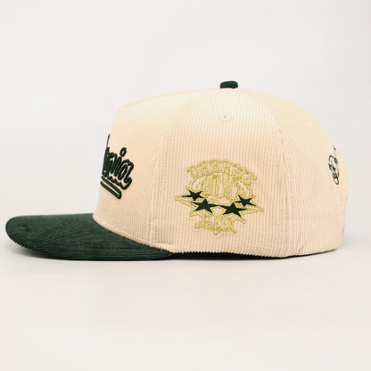 OG CA: Dreams on the West Snapback (Cream/Green) - AVBL MRKT (3)