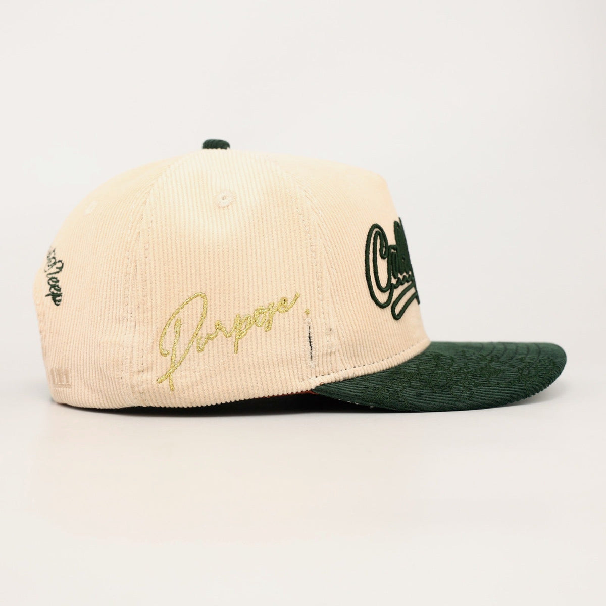 OG CA: Dreams on the West Snapback (Cream/Green) - AVBL MRKT (5)