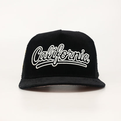 OG CA: Dreams on the West Trucker (Black Corduroy/Mesh) - AVBL MRKT (2)