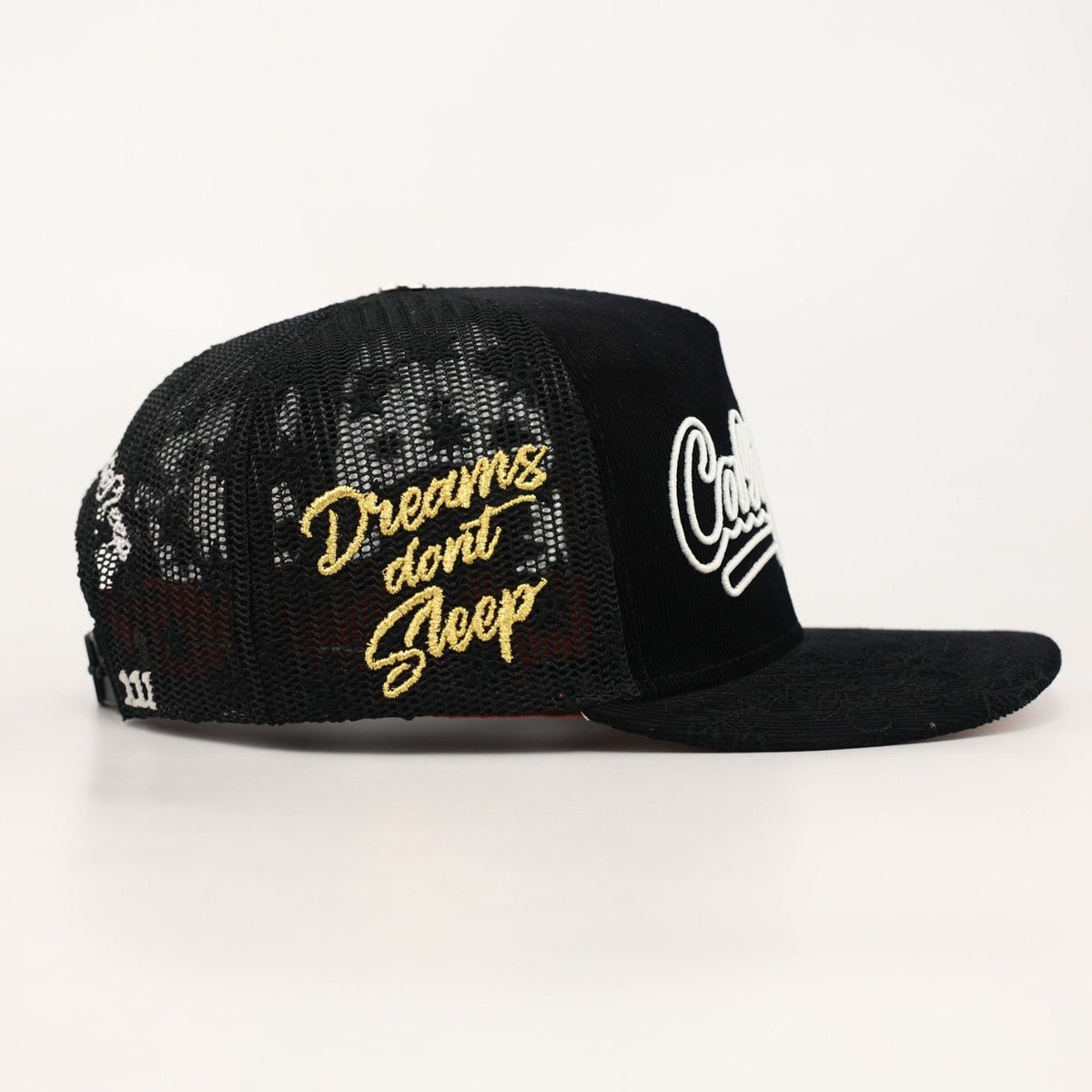 OG CA: Dreams on the West Trucker (Black Corduroy/Mesh) - AVBL MRKT (5)