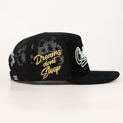 OG CA: Dreams on the West Trucker (Black Corduroy/Mesh) - AVBL MRKT (5)