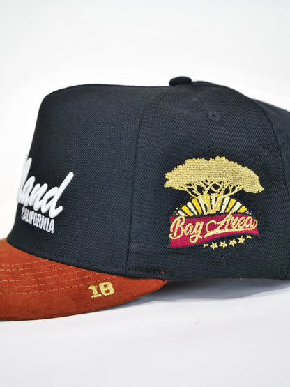 OG O: Odyssey Snapback (Black/Tan Brown) - AVBL MRKT (2)