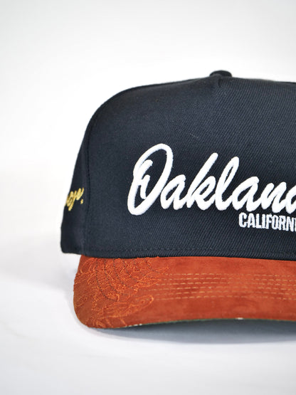 OG O: Odyssey Snapback (Black/Tan Brown) - AVBL MRKT (3)