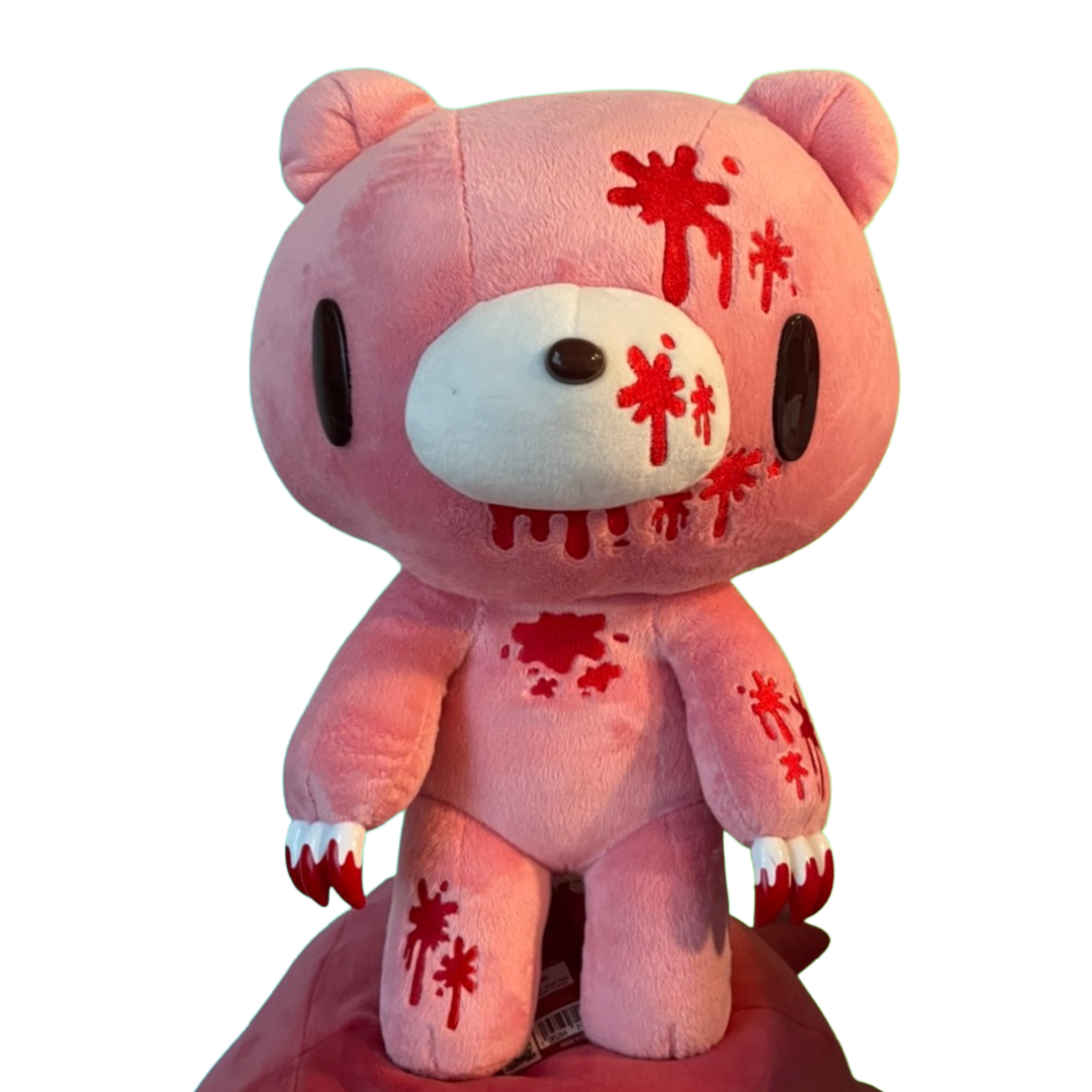 PINK Standing Very Bloody Gloomy Bear 18" Plush - AVBL MRKT (1)