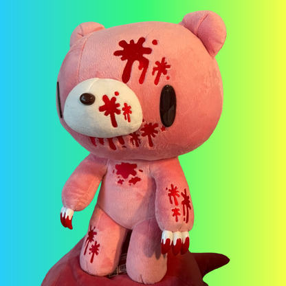 PINK Standing Very Bloody Gloomy Bear 18" Plush - AVBL MRKT (2)