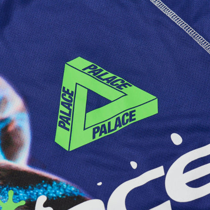 Palace 'Frogger' Tech Jersey Blue Frog (FW25) [P29ES026] Casual Fashion Tee T-Shirt Top for Unisex Adult Mens Hypebeast - AVBL MRKT (4)