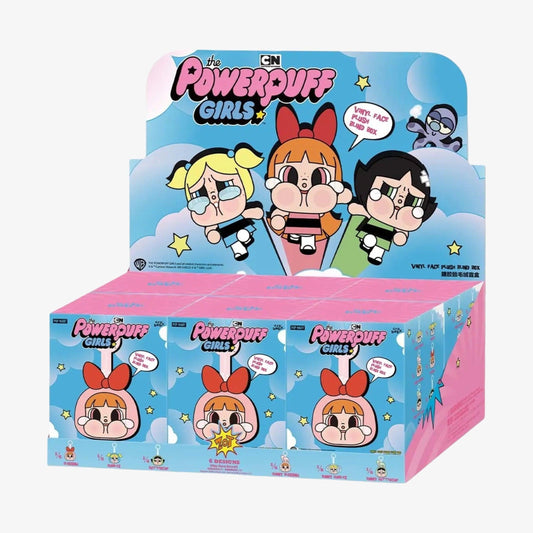 Pop Mart CRYBABY x The Powerpuff Girls Vinyl Face Plush Pendant (Sealed Case of 6 Blind Boxes) Fashion Collectible Toy for Unisex Kids GS Youth Baby Toddler Adult Womens Hypebeast - AVBL MRKT (1)