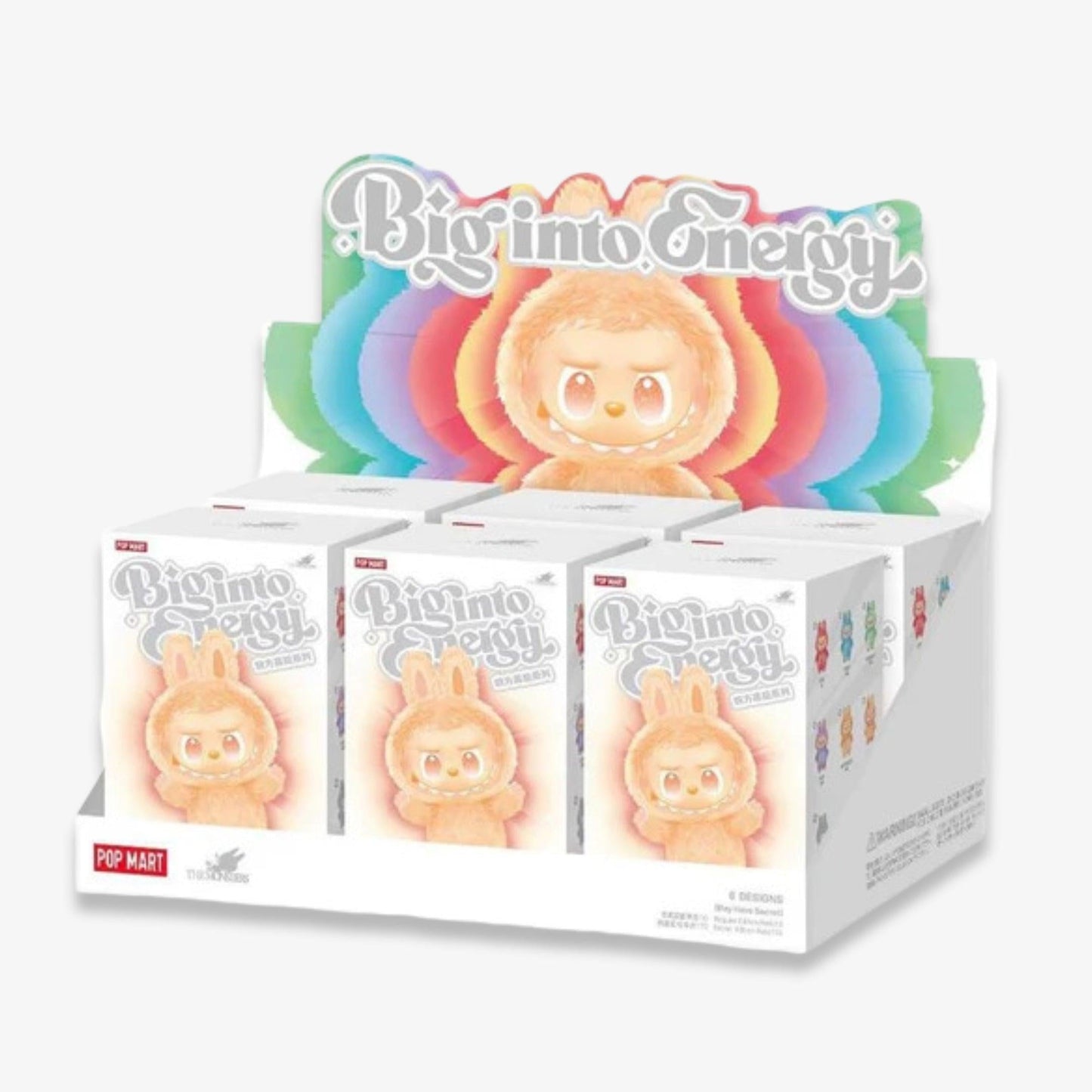 Pop Mart Labubu The Monsters Big into Energy Vinyl Face Plush Pendant (Sealed Case of 6 Blind Boxes) Fashion Collectible Toy for Unisex Kids GS Youth Baby Toddler Adult Womens Hypebeast - AVBL MRKT (1)