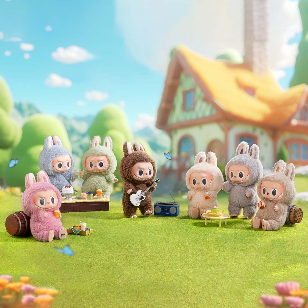 Pop Mart Labubu The Monsters Exciting Macaron 'Sesame Bean' Vinyl Face Plush Pendant Fashion Collectible Toy for Unisex Kids GS Youth Baby Toddler Adult Womens Hypebeast - AVBL MRKT (4)