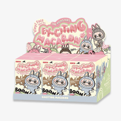 Pop Mart Labubu The Monsters Exciting Macaron Vinyl Face Plush Pendant (Sealed Case of 6 Blind Boxes) Fashion Collectible Toy for Unisex Kids GS Youth Baby Toddler Adult Womens Hypebeast - AVBL MRKT (1)