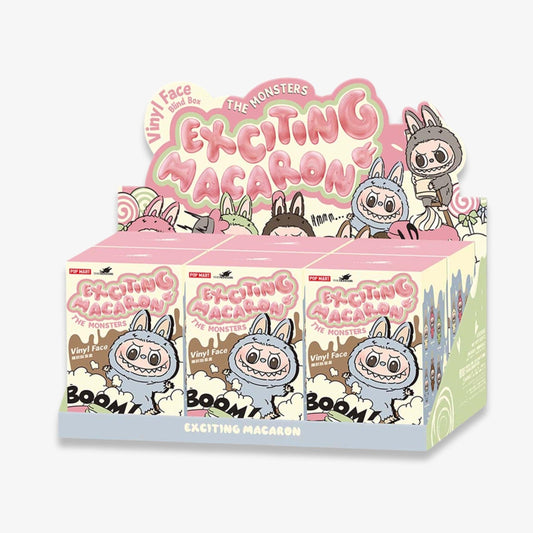 Pop Mart Labubu The Monsters Exciting Macaron Vinyl Face Plush Pendant (Sealed Case of 6 Blind Boxes) Fashion Collectible Toy for Unisex Kids GS Youth Baby Toddler Adult Womens Hypebeast - AVBL MRKT (1)