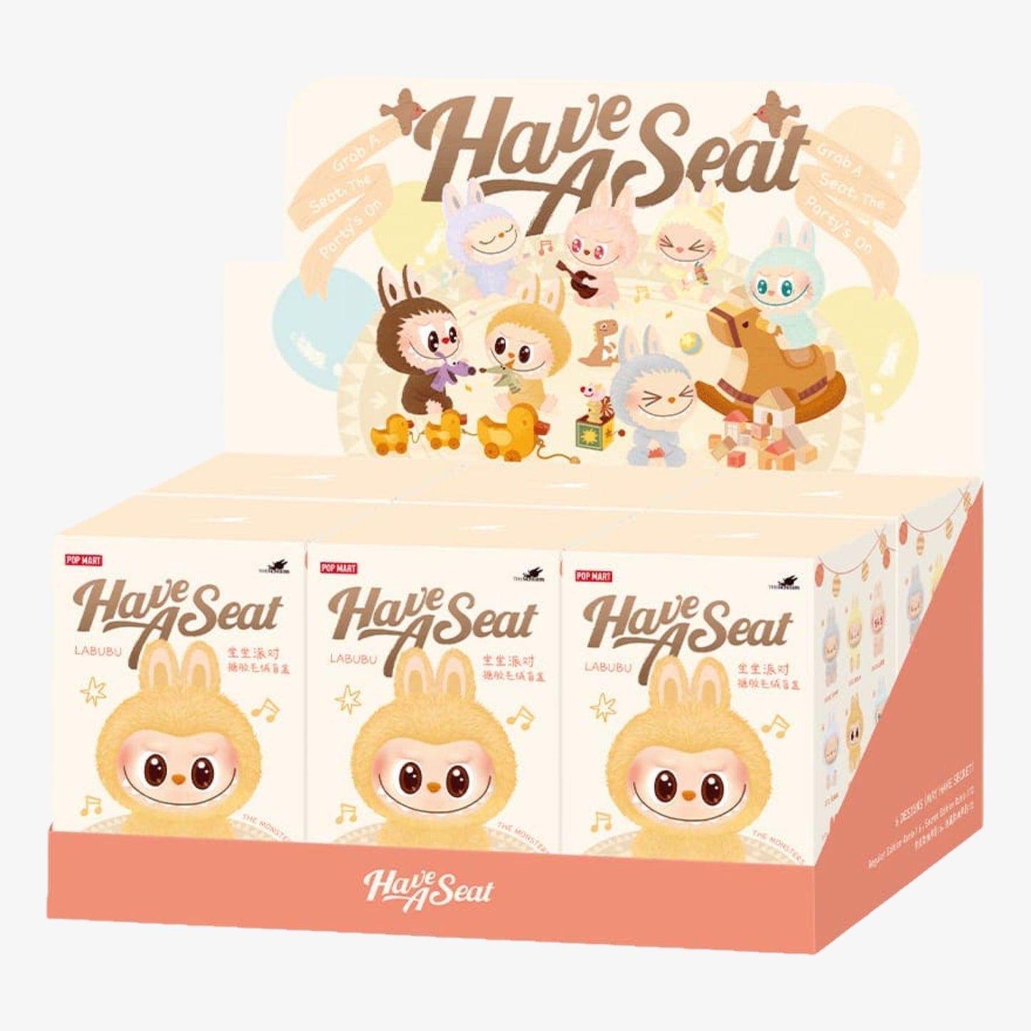 Pop Mart Labubu The Monsters Have a Seat Vinyl Face Plush Pendant (Sealed Case of 6 Blind Boxes) Fashion Collectible Toy for Unisex Kids GS Youth Baby Toddler Adult Womens Hypebeast - AVBL MRKT (1)