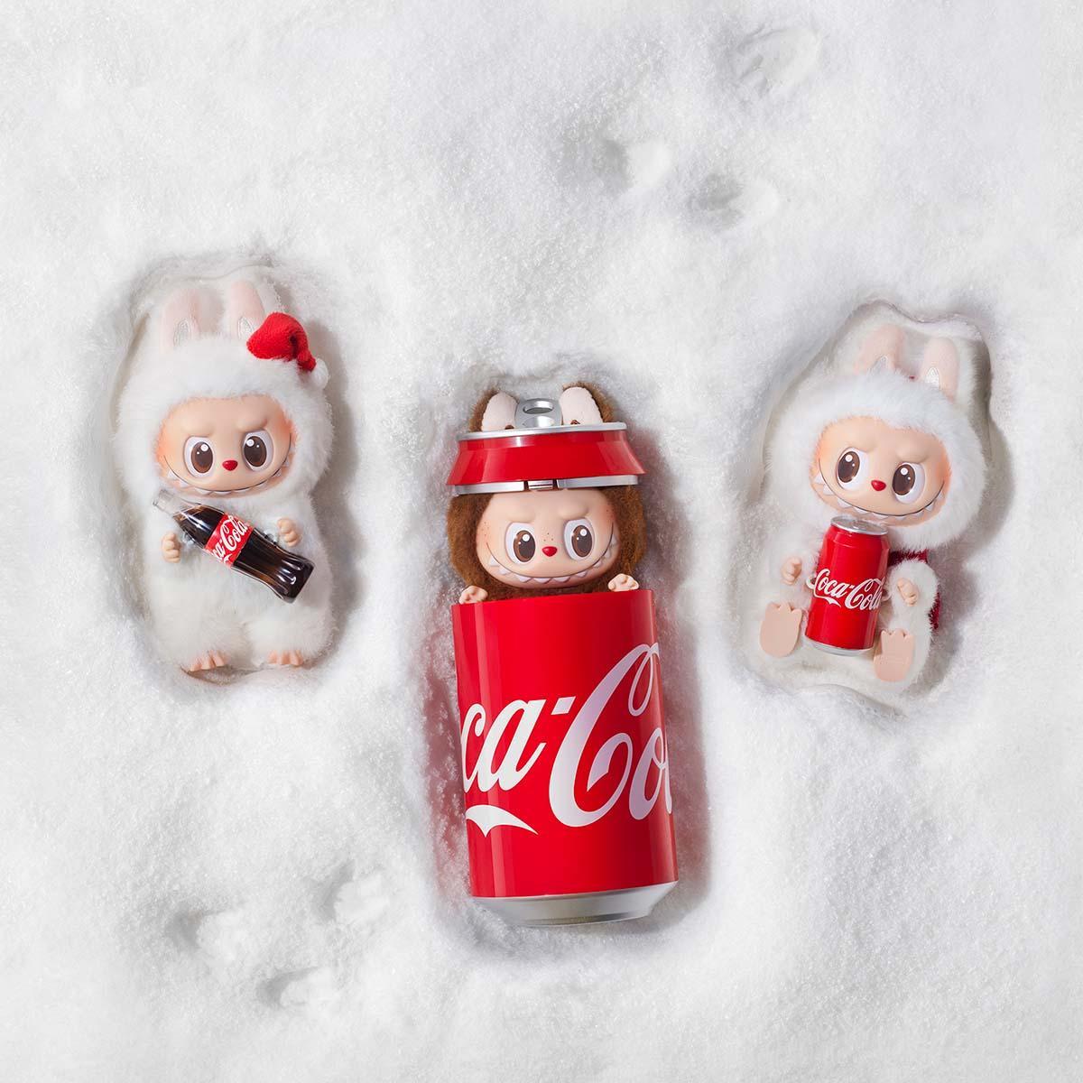 Pop Mart Labubu The Monsters x Coca-Cola 'Happy Factor' Vinyl Face Plush Pendant - AVBL MRKT (4)