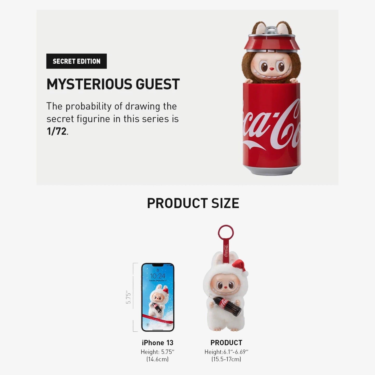 Pop Mart Labubu The Monsters x Coca-Cola Vinyl Face Plush Pendant (Complete Standard Set of 2 Characters + Secret Edition) Fashion Collectible Toy for Unisex Kids GS Youth Baby Toddler Adult Womens Hypebeast - AVBL MRKT (2)