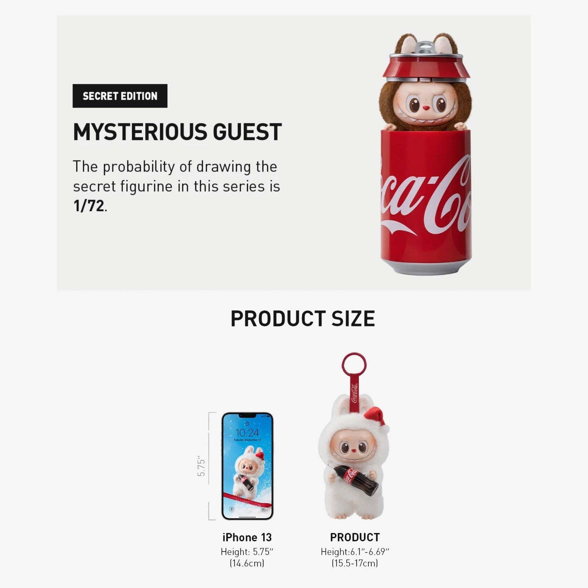 Pop Mart Labubu The Monsters x Coca-Cola Vinyl Face Plush Pendant (Complete Standard Set of 2 Characters + Secret Edition) Fashion Collectible Toy for Unisex Kids GS Youth Baby Toddler Adult Womens Hypebeast - AVBL MRKT (2)