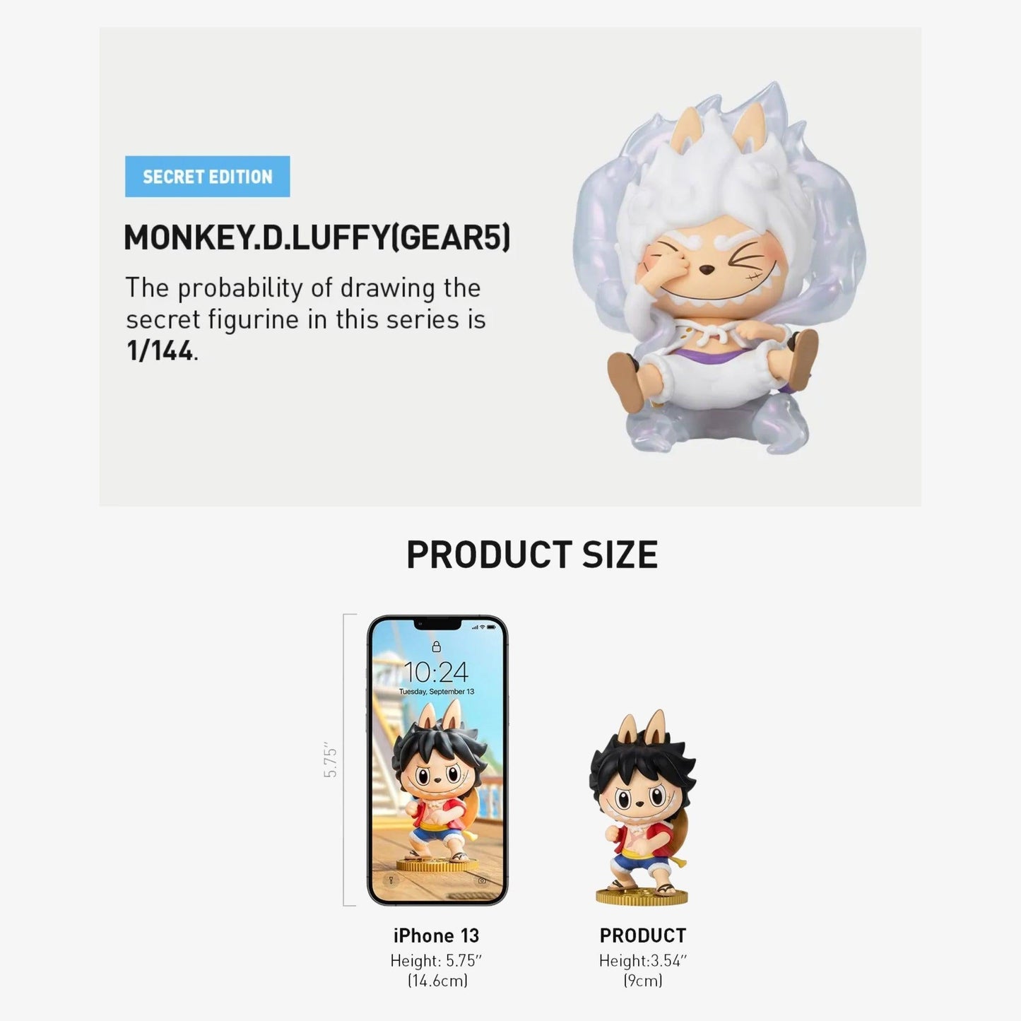 Pop Mart Labubu The Monsters x One Piece Series Vinyl Figure (Single Blind Box) Fashion Collectible Toy for Unisex Kids GS Youth Baby Toddler Adult Womens Hypebeast - AVBL MRKT (5)