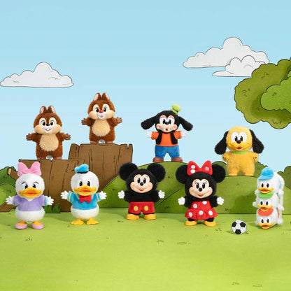 Pop Mart x Disney Mickey Family Cute Together Series Vinyl Face Plush Keychain (Single Blind Box) - AVBL MRKT (15)