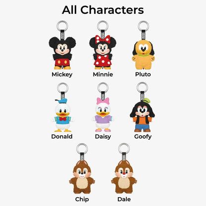 Pop Mart x Disney Mickey Family Cute Together Series Vinyl Face Plush Keychain (Single Blind Box) Fashion Collectible Toy for Unisex Kids GS Youth Baby Toddler Adult Womens Hypebeast - AVBL MRKT (4)