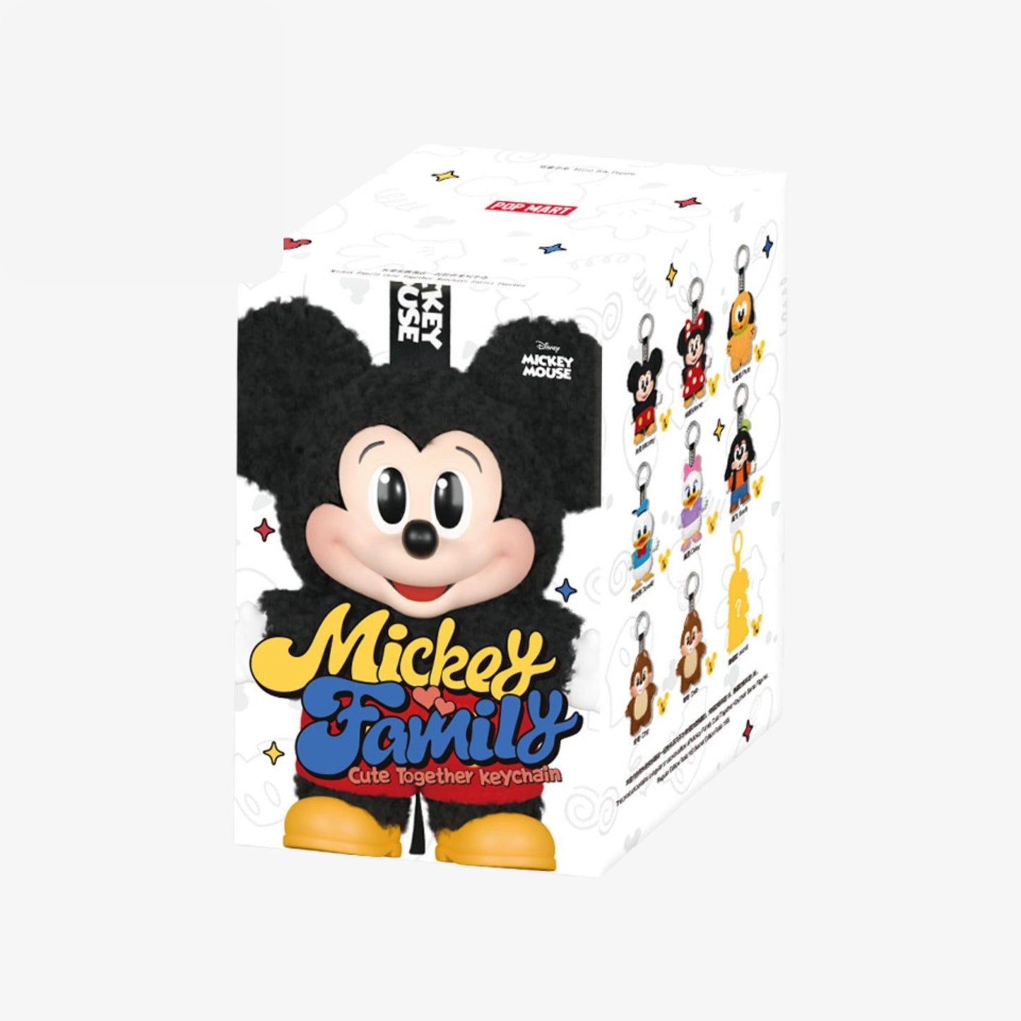 Pop Mart x Disney Mickey Family Cute Together Vinyl Face Plush Keychain (Complete Standard Set of 8 Characters + Secret Edition) Fashion Collectible Toy for Unisex Kids GS Youth Baby Toddler Adult Womens Hypebeast - AVBL MRKT (14)
