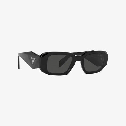 Prada Symbole Sunglasses Black (Slate Grey Lenses) [SPR17W-E1AB-F05S0-C-049] Luxury Designer Shades Eyewear for Unisex Adult Mens Womens Kids GS Youth Hypebeast - AVBL MRKT (1)